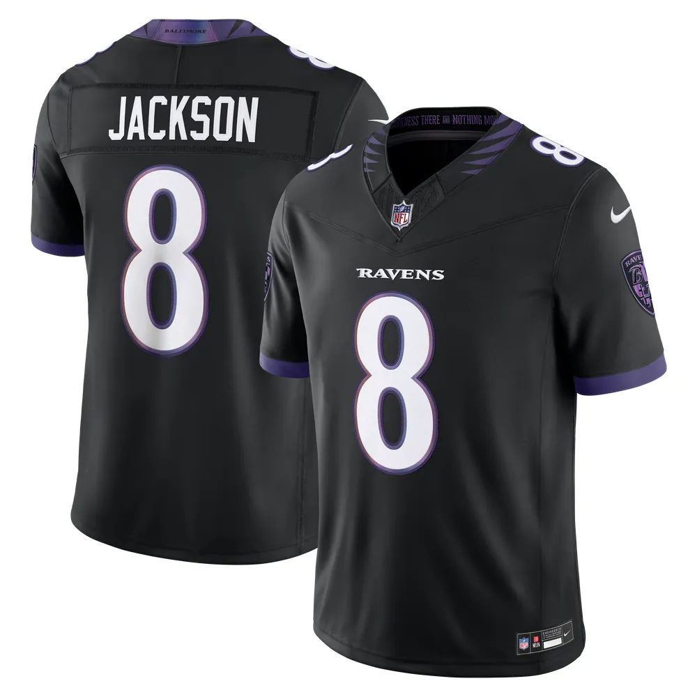 Lamar Jackson Baltimore Ravens Nike Alternate Alternate Vapor F.U.S.E. Stitched Limited Jersey - Black