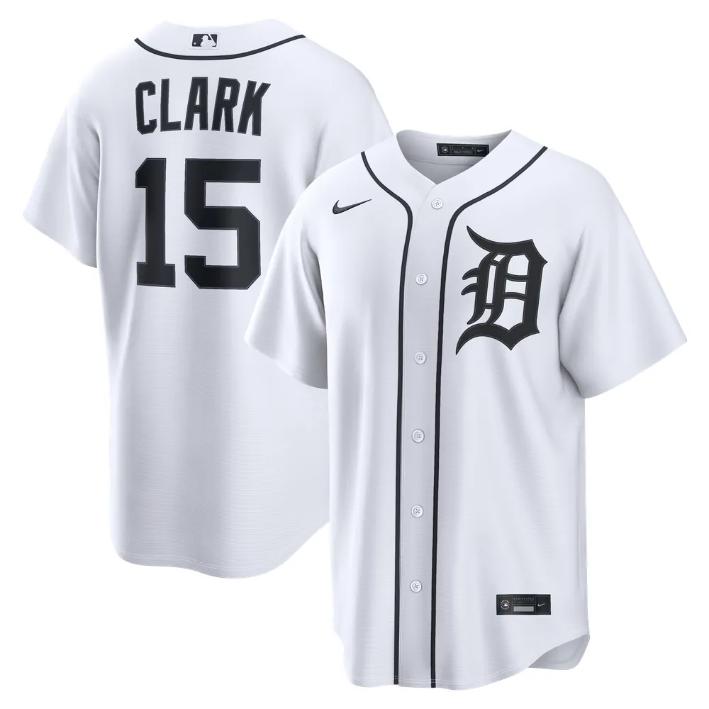 Max Clark Detroit Tigers Nike Home Replica Jersey - White