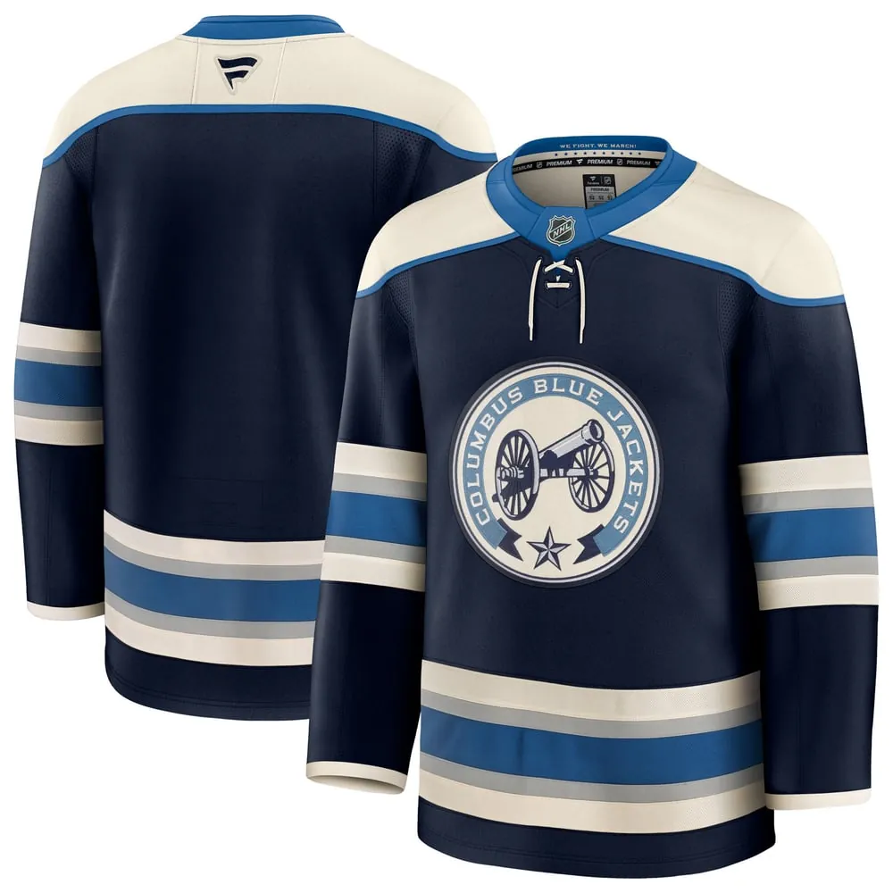 Columbus Blue Jackets Fanatics Alternate Premium Jersey - Navy