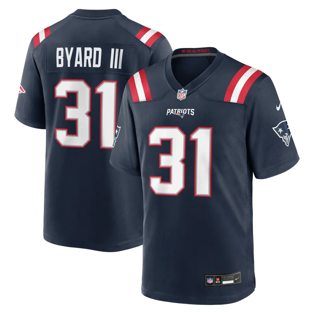 Kevin Byard III New England Patriots Nike Team Game Jersey - Navy
