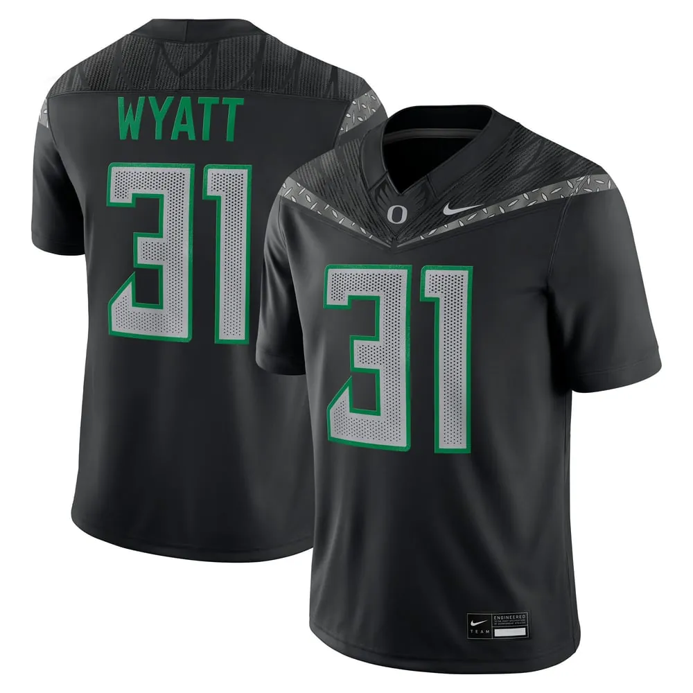 Nasir Wyatt Oregon Ducks Nike Home Game Jersey - Black