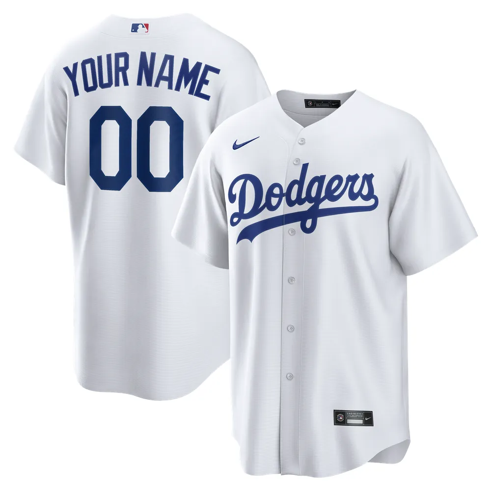 Los Angeles Dodgers Nike Home Replica Custom Jersey - White