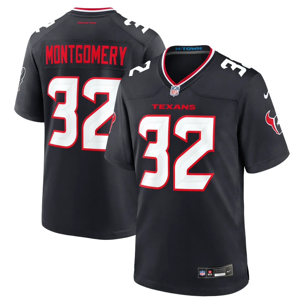 David Montgomery Houston Texans Nike Game Jersey - Navy