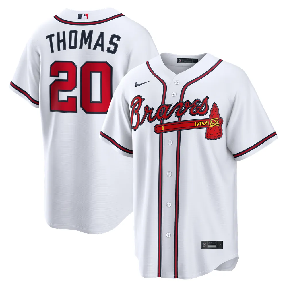 Lane Thomas Atlanta Braves Nike Home Replica Jersey - White