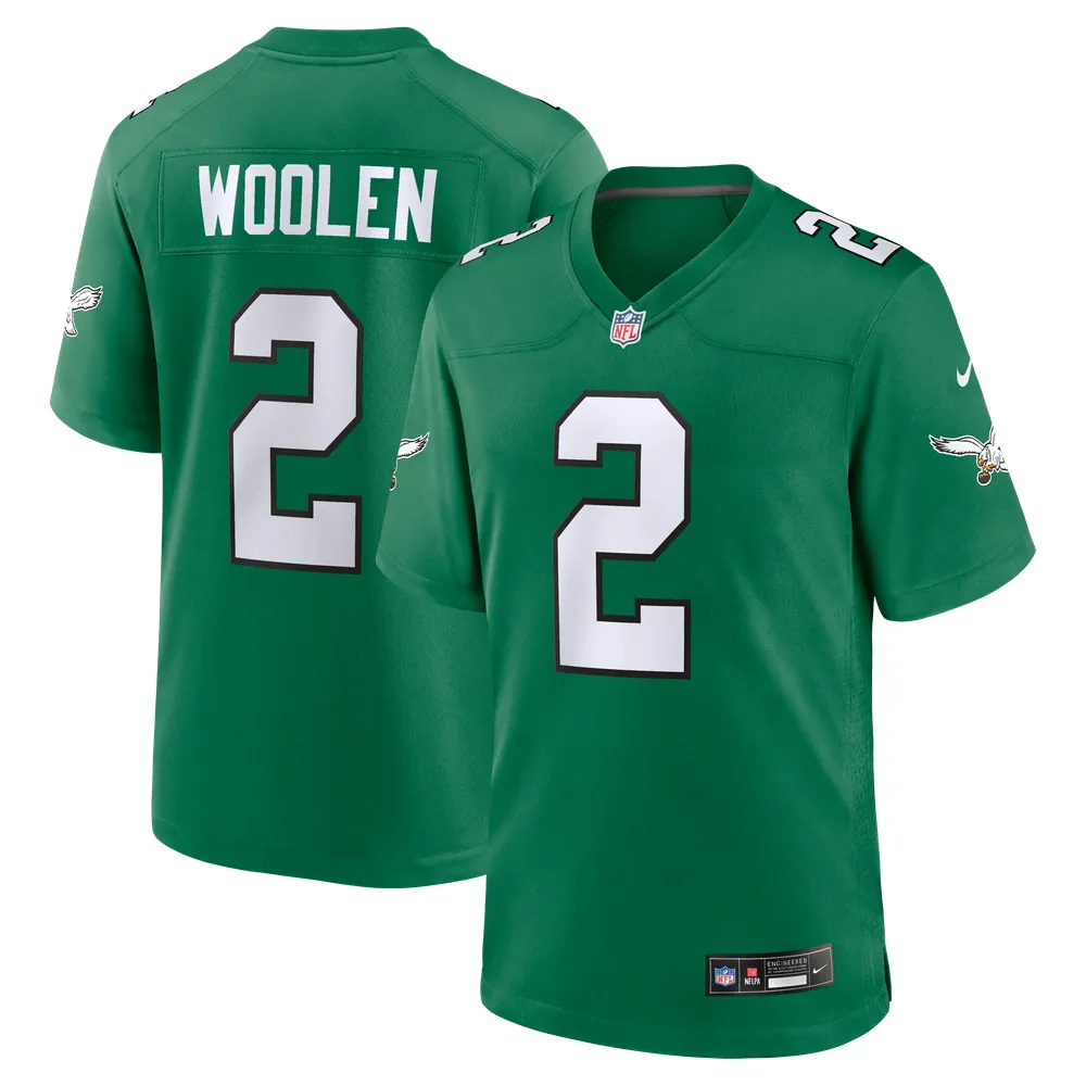 Tariq Woolen Philadelphia Eagles Nike Alternate Game Jersey -  Kelly Green