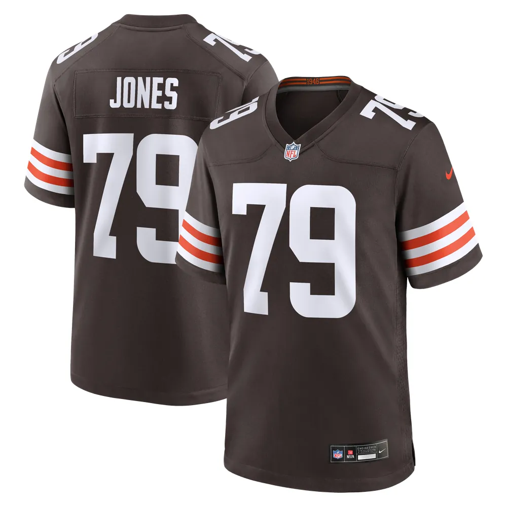 Dawand Jones Cleveland Browns Nike Team Game Jersey -  Brown