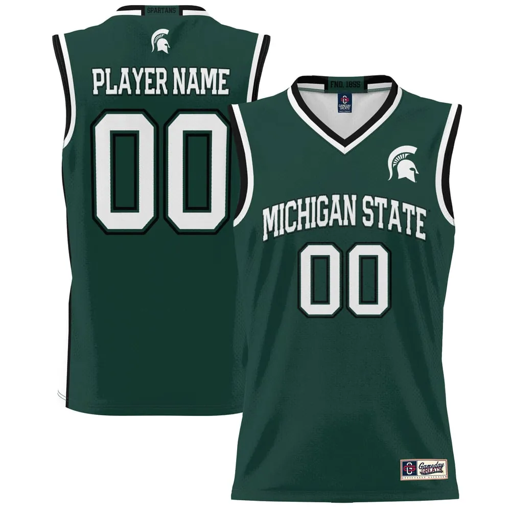 Michigan State Spartans GameDay Greats NIL Pick-A-Player Men's Basketball Jersey - Green