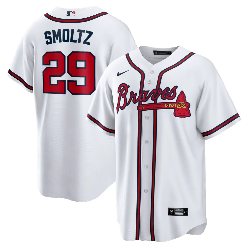 John Smoltz Atlanta Braves Nike Home Retired Player Replica Jersey - White