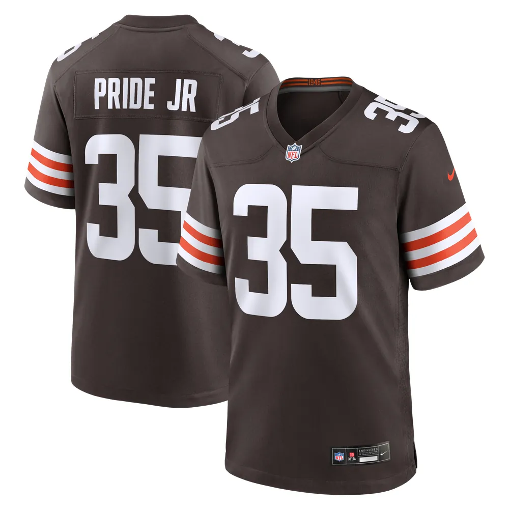 Toriano Pride Jr. Cleveland Browns Nike Team Game Jersey - Brown
