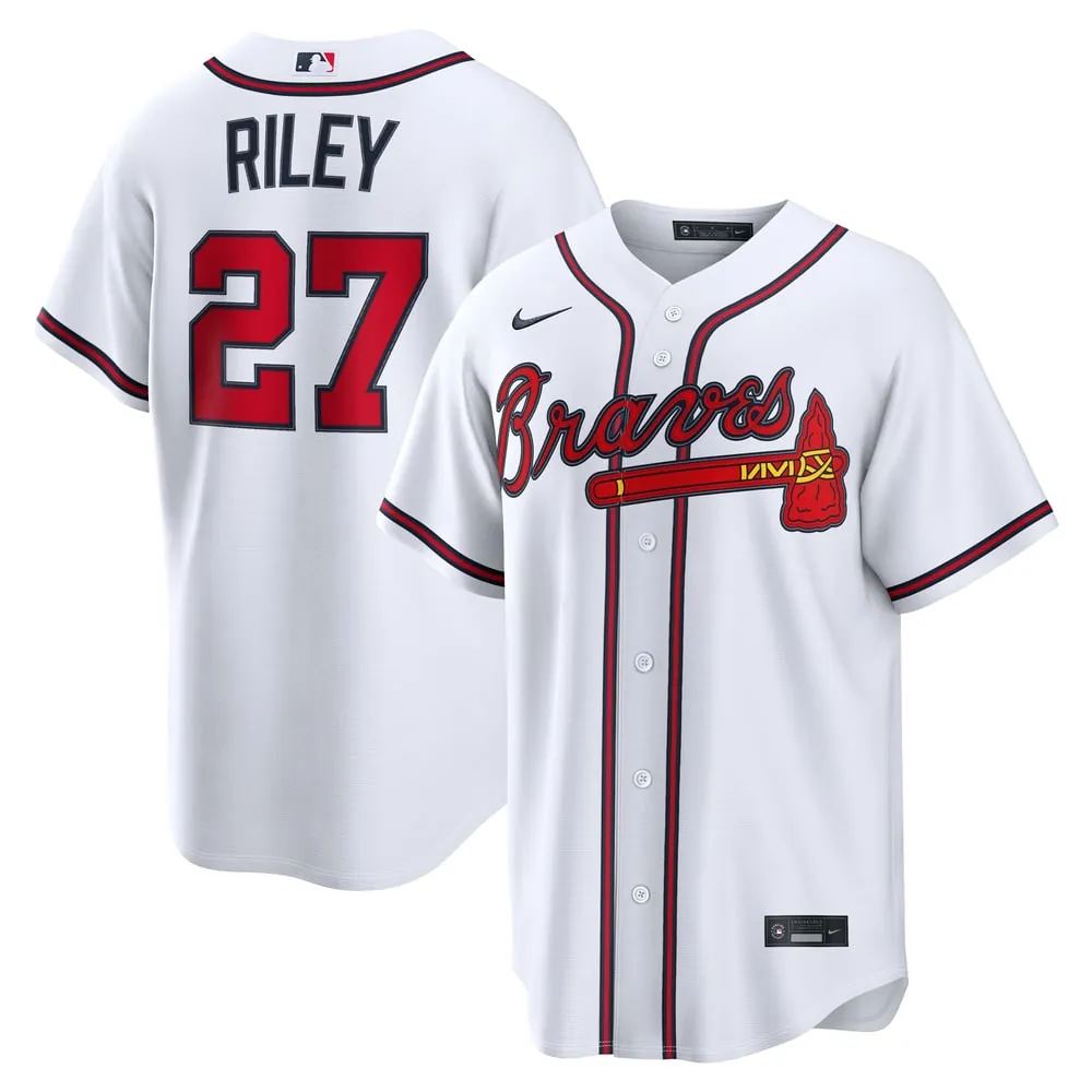 Austin Riley Atlanta Braves Nike Home Replica Jersey - White