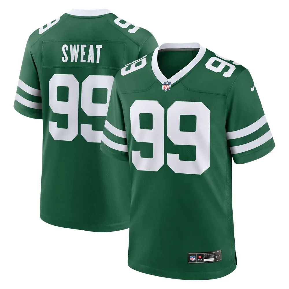 T'Vondre Sweat New York Jets Nike Team Game Jersey - Legacy Green