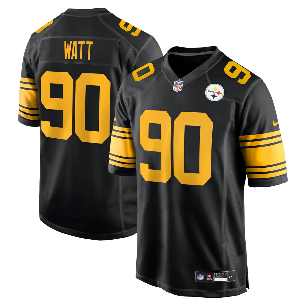 T.J. Watt Pittsburgh Steelers Nike Alternate Game Jersey -  Black