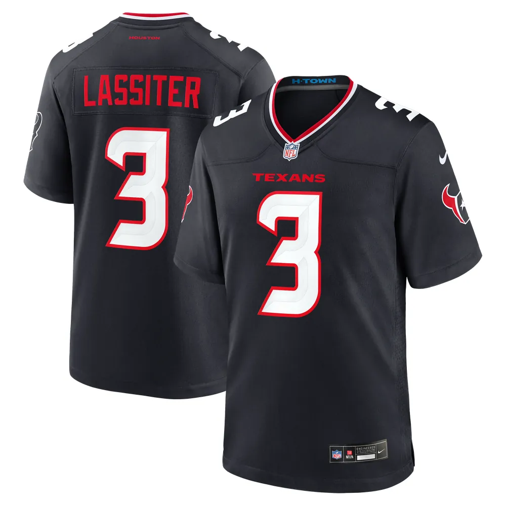 Kamari Lassiter Houston Texans Nike Team Game Jersey -  Navy