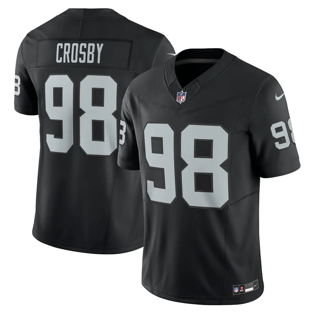 Maxx Crosby Las Vegas Raiders Nike Vapor F.U.S.E. Limited Jersey - Black