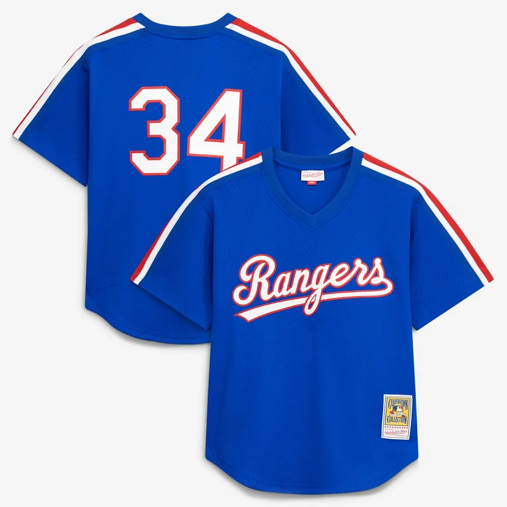 Nolan Ryan Texas Rangers Mitchell & Ness Authentic Batting Practice Jersey - Royal