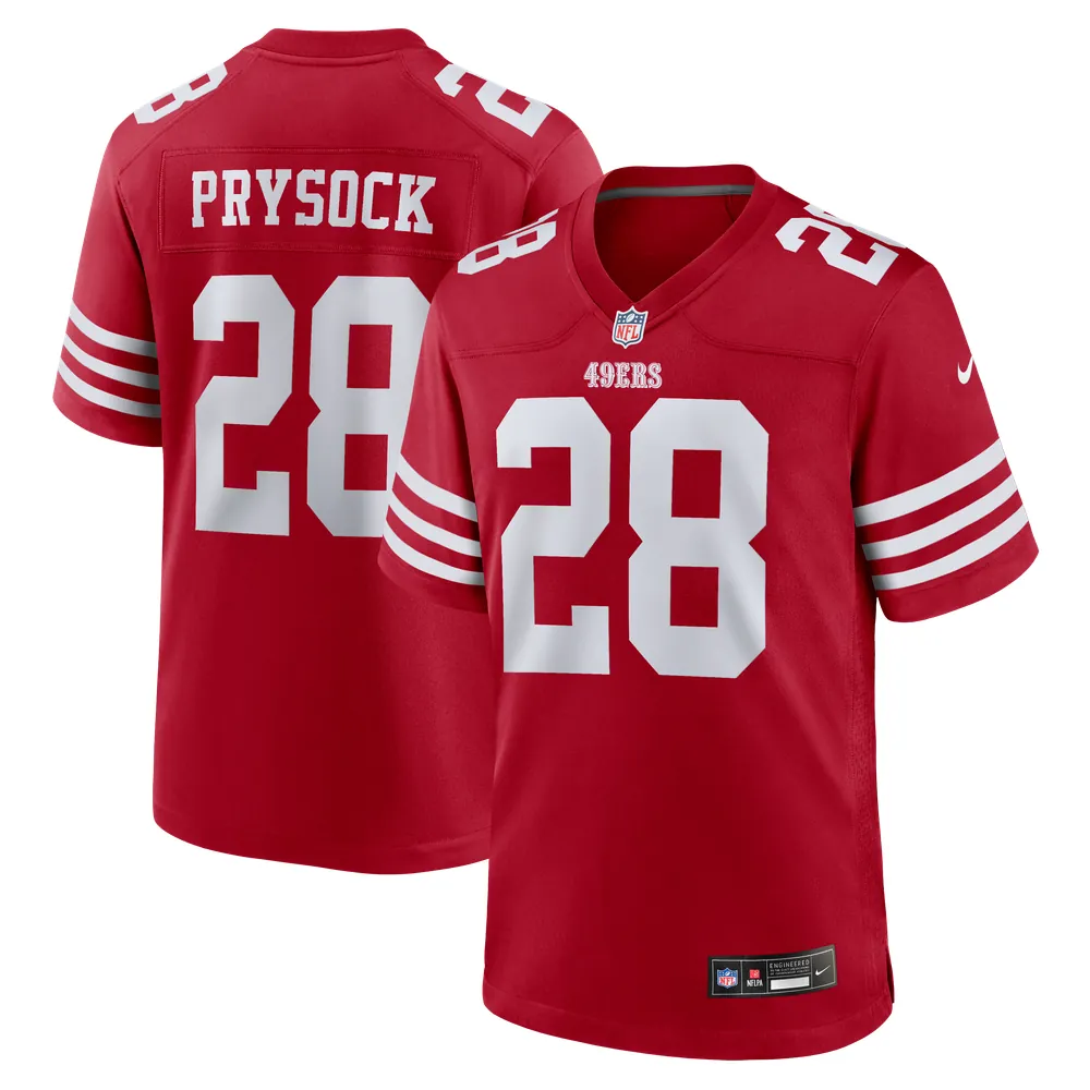 Ephesians Prysock San Francisco 49ers Nike Team Game Jersey - Scarlet