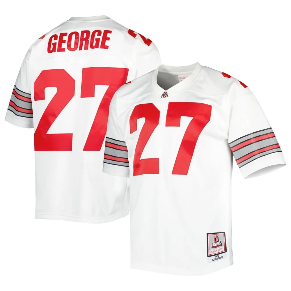 Eddie George Ohio State Buckeyes Mitchell & Ness Authentic Jersey - White