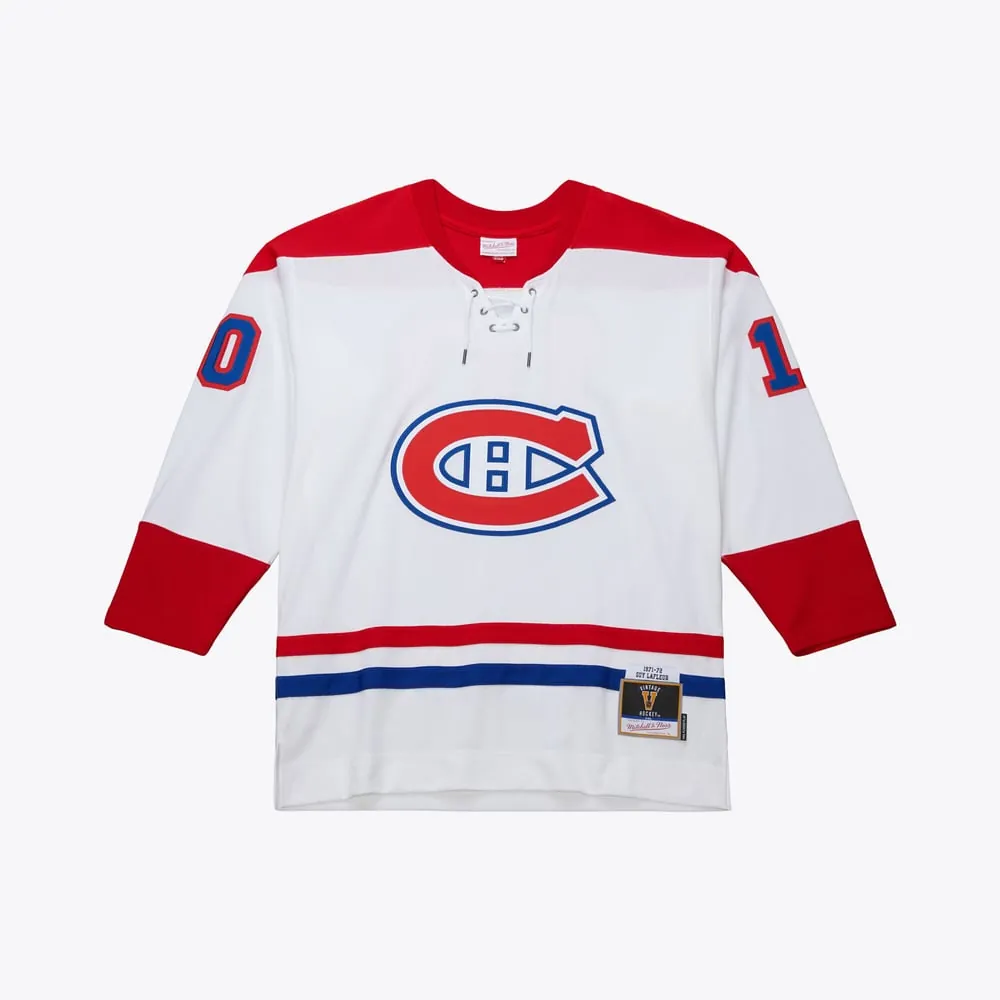 Guy Lafleur Montreal Canadiens Mitchell & Ness 1971 Power Play Jersey - White