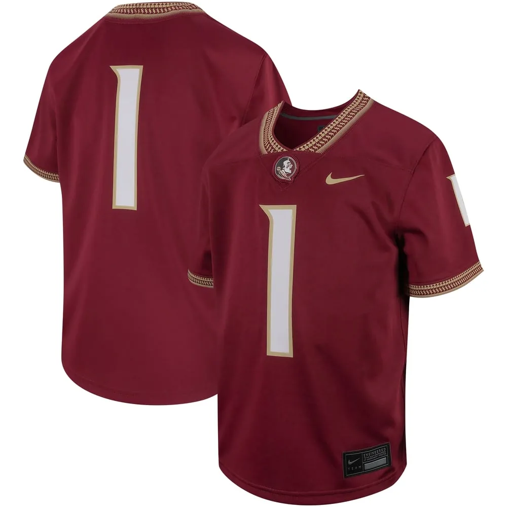 #1 Florida State Seminoles Nike Toddler Untouchable Football Jersey - Garnet