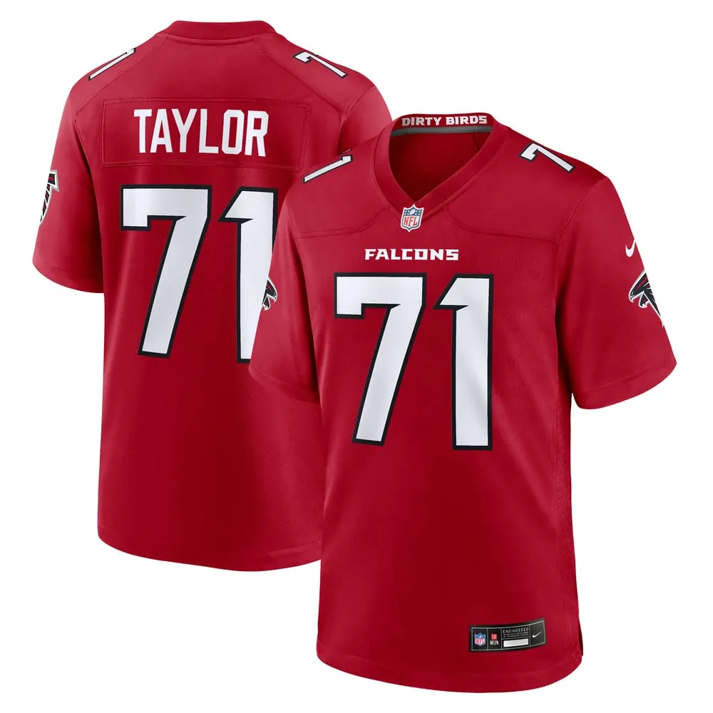 Jawaan Taylor Atlanta Falcons Nike Team Game Jersey - Red