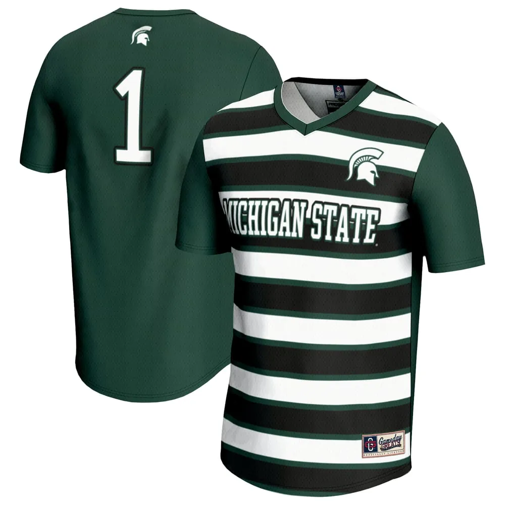 #1 Michigan State Spartans GameDay Greats Unisex Lightweight Soccer Fashion Jersey - Green