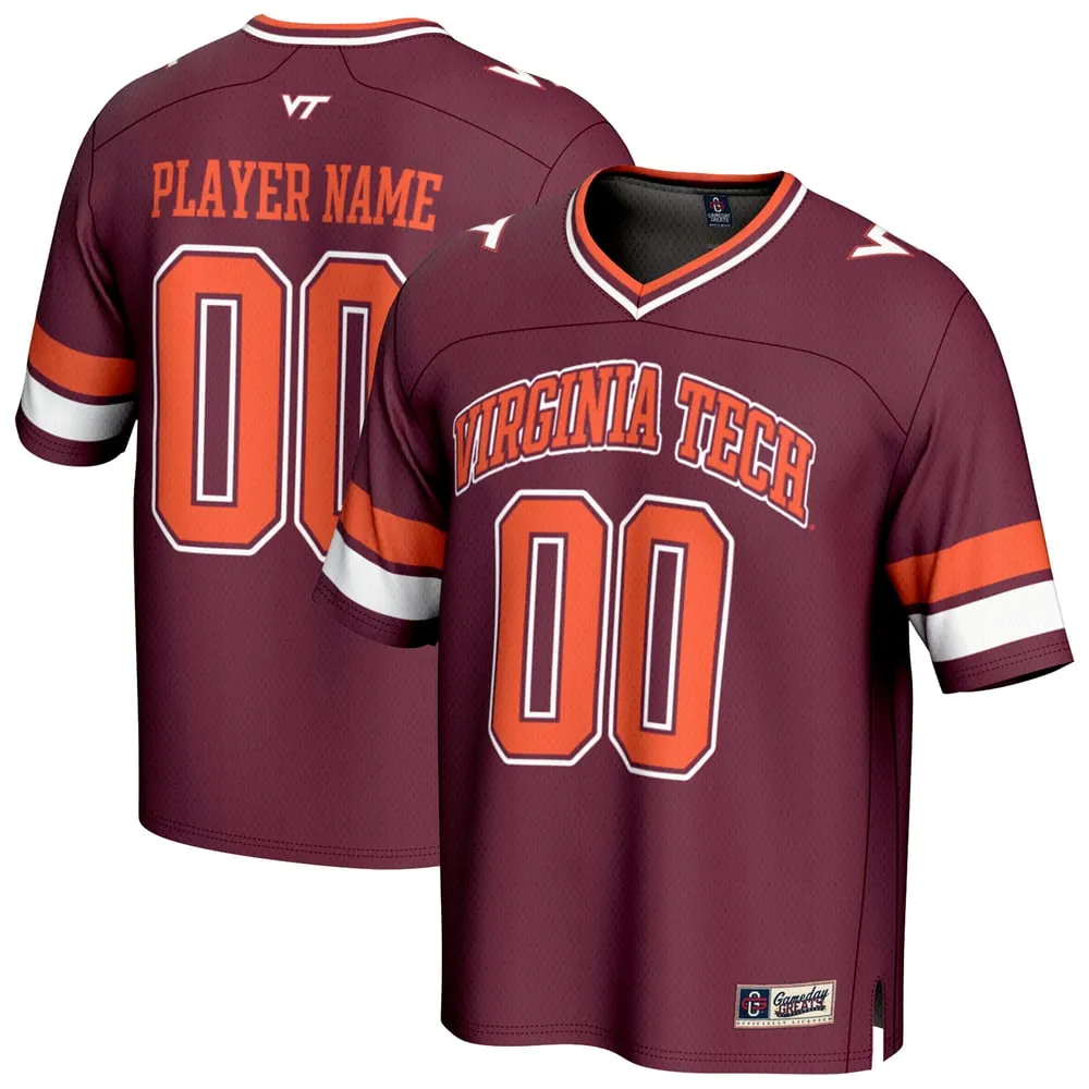 Virginia Tech Hokies GameDay Greats Unisex NIL Pick-A-Player Football Fashion Jersey - Maroon