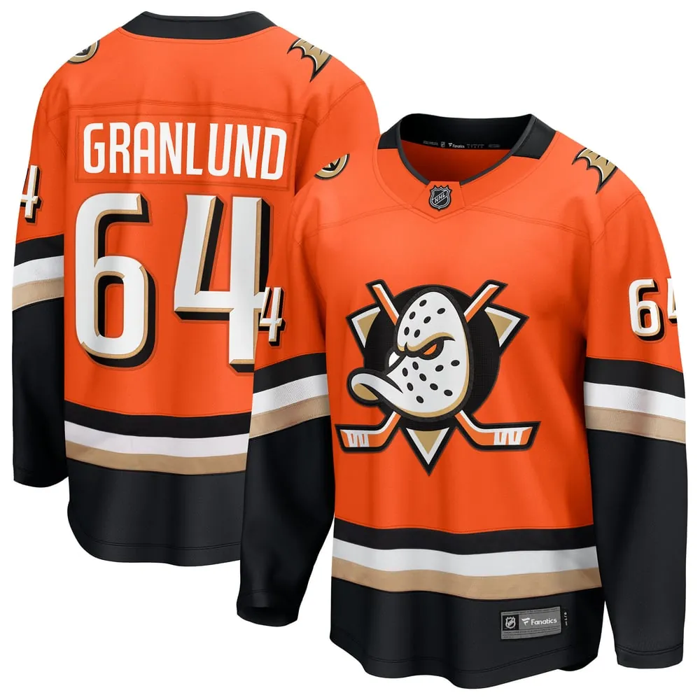 Mikael Granlund Anaheim Ducks Fanatics Home Breakaway Jersey - Orange