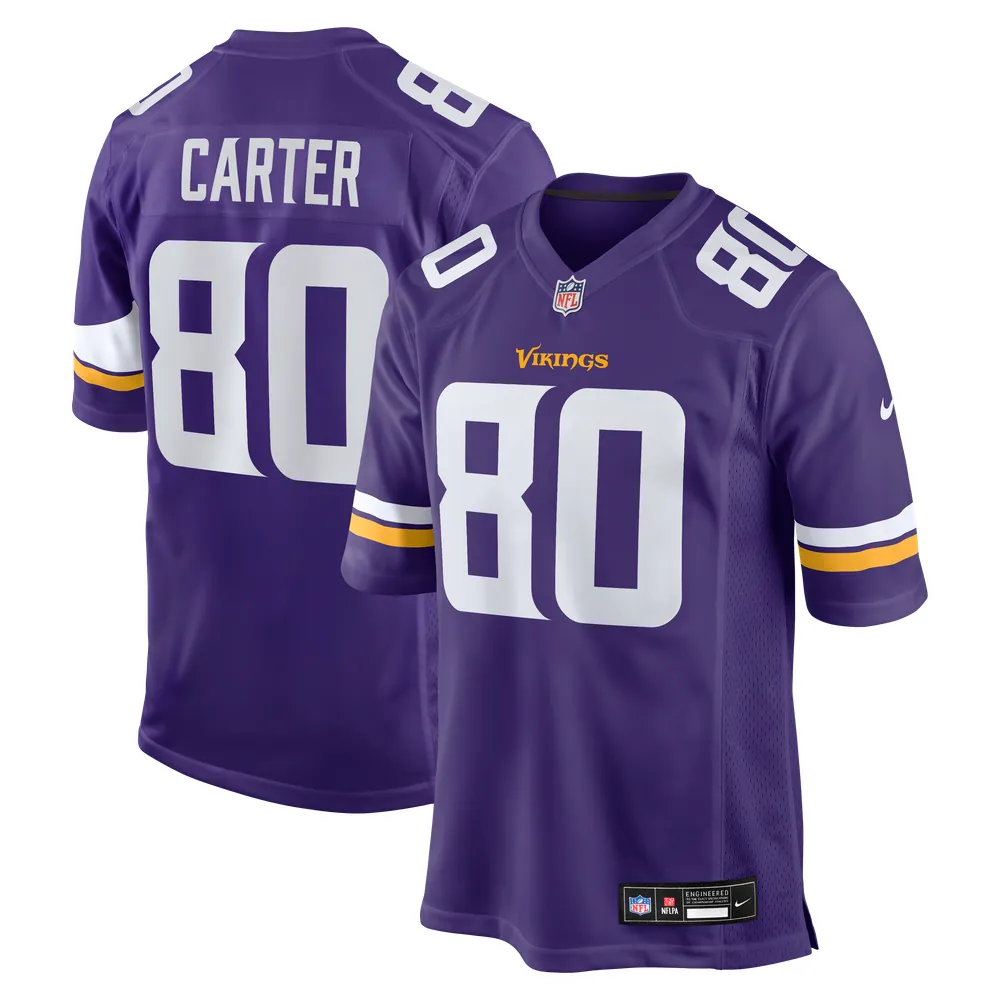Cris Carter Minnesota Vikings Nike Game Retired Player Jersey - Purple