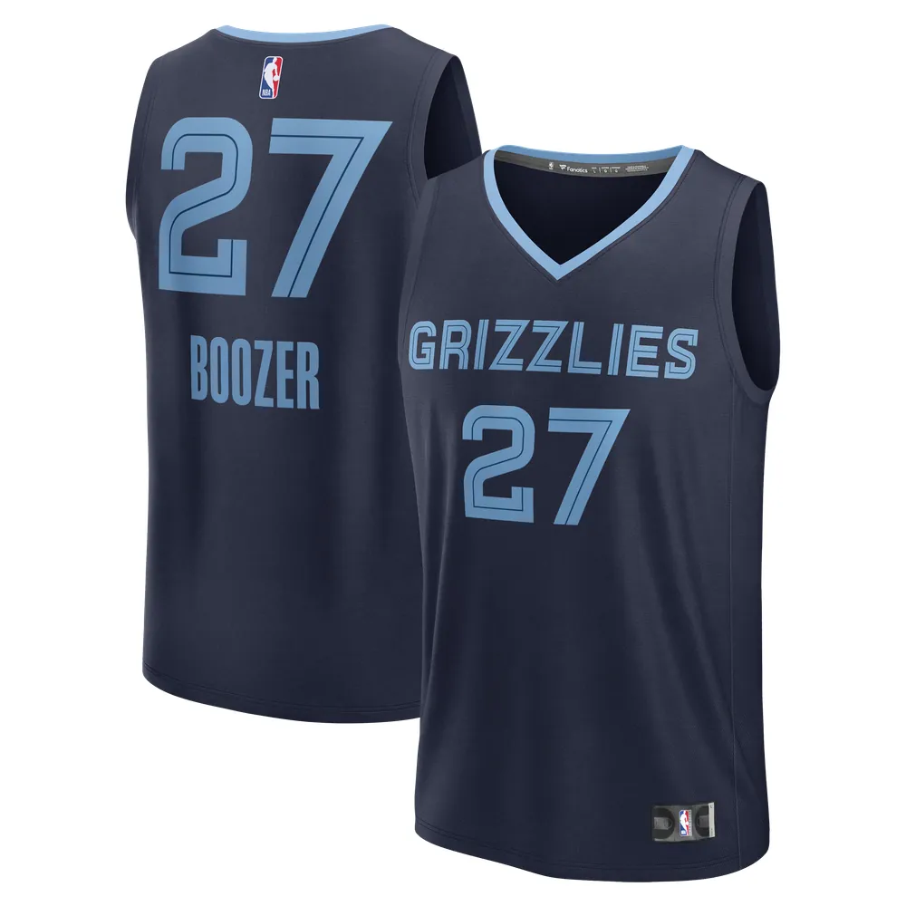 Cameron Boozer Memphis Grizzlies Fanatics 2026 NBA Draft First Round Pick Fast Break Jersey - Icon Edition - Navy