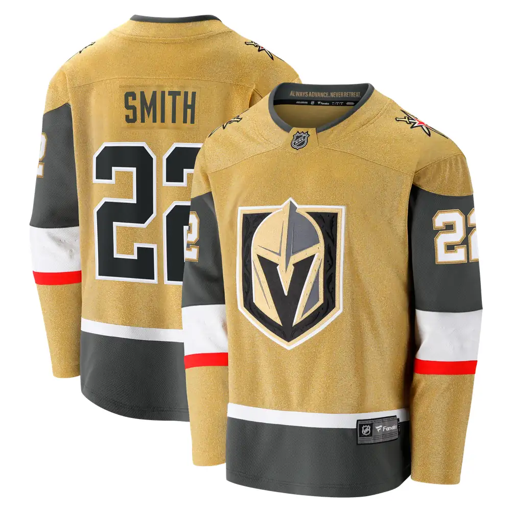Cole Smith Vegas Golden Knights Fanatics Home Breakaway Jersey - Gold