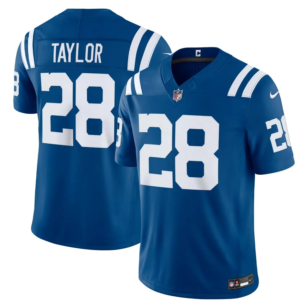 Jonathan Taylor Indianapolis Colts Nike Team Vapor F.U.S.E. Stitched Limited Jersey - Royal