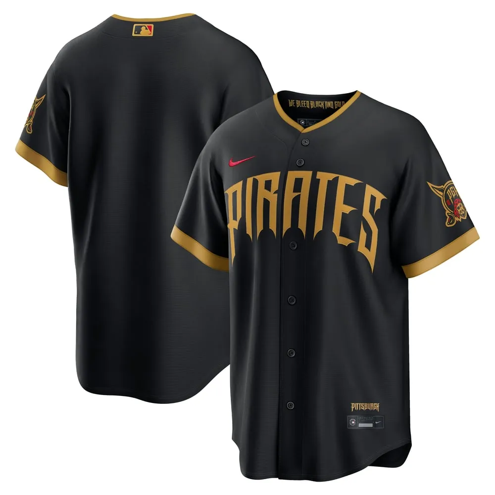 Pittsburgh Pirates Nike 2026 City Connect Stadium Jersey - Black
