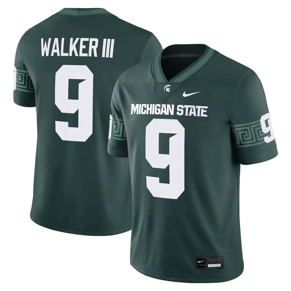 Kenneth Walker III Michigan State Spartans Nike Alumni Game Jersey - Green