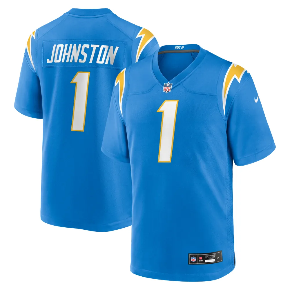 Quentin Johnston Los Angeles Chargers Nike  Game Player Jersey - Powder Blue