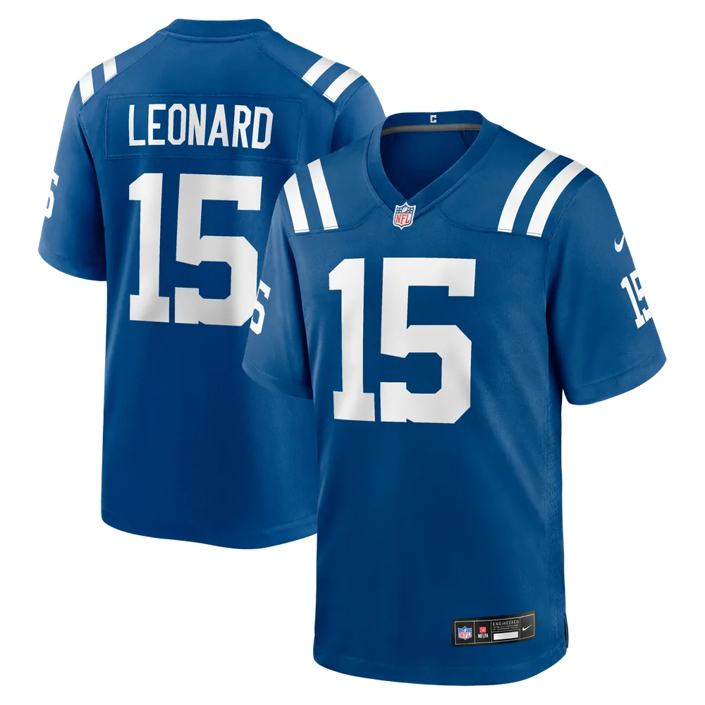 Riley Leonard Indianapolis Colts Nike Team Game Jersey -  Royal