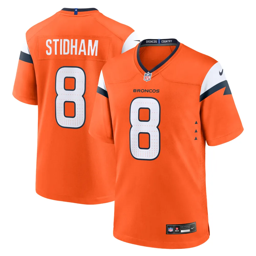 Jarrett Stidham Denver Broncos Nike Team Game Jersey -  Orange