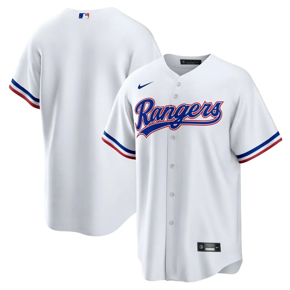 Texas Rangers Nike Home Big & Tall Replica Jersey - White