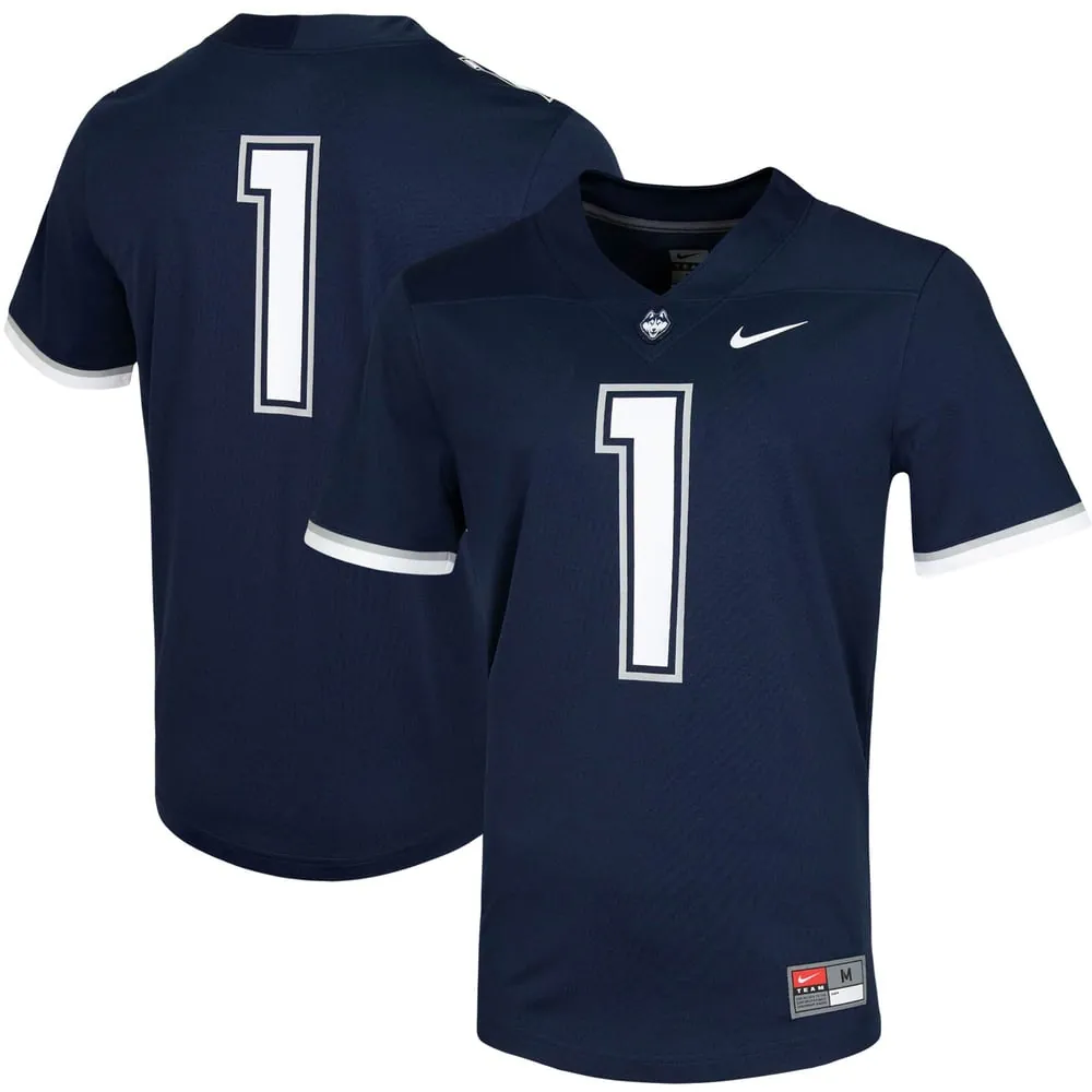 #1 UConn Huskies Nike Untouchable Game Jersey - Navy
