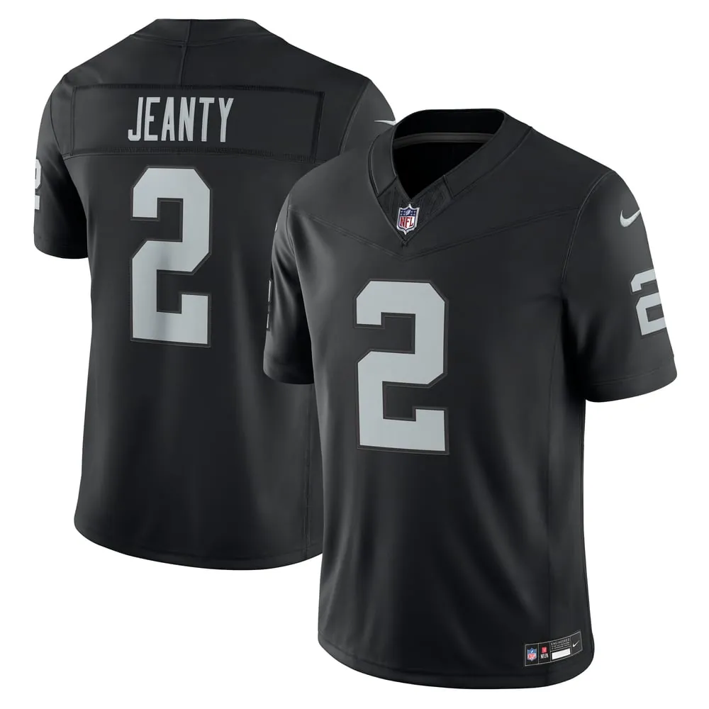 Ashton Jeanty Las Vegas Raiders Nike Team Vapor F.U.S.E. Stitched Limited Jersey - Black