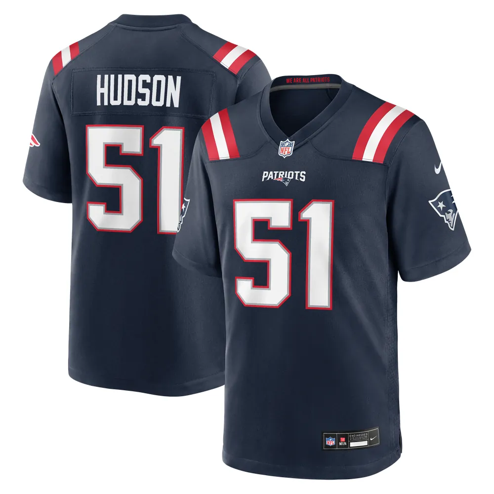 James Hudson New England Patriots Nike Team Game Jersey - Navy