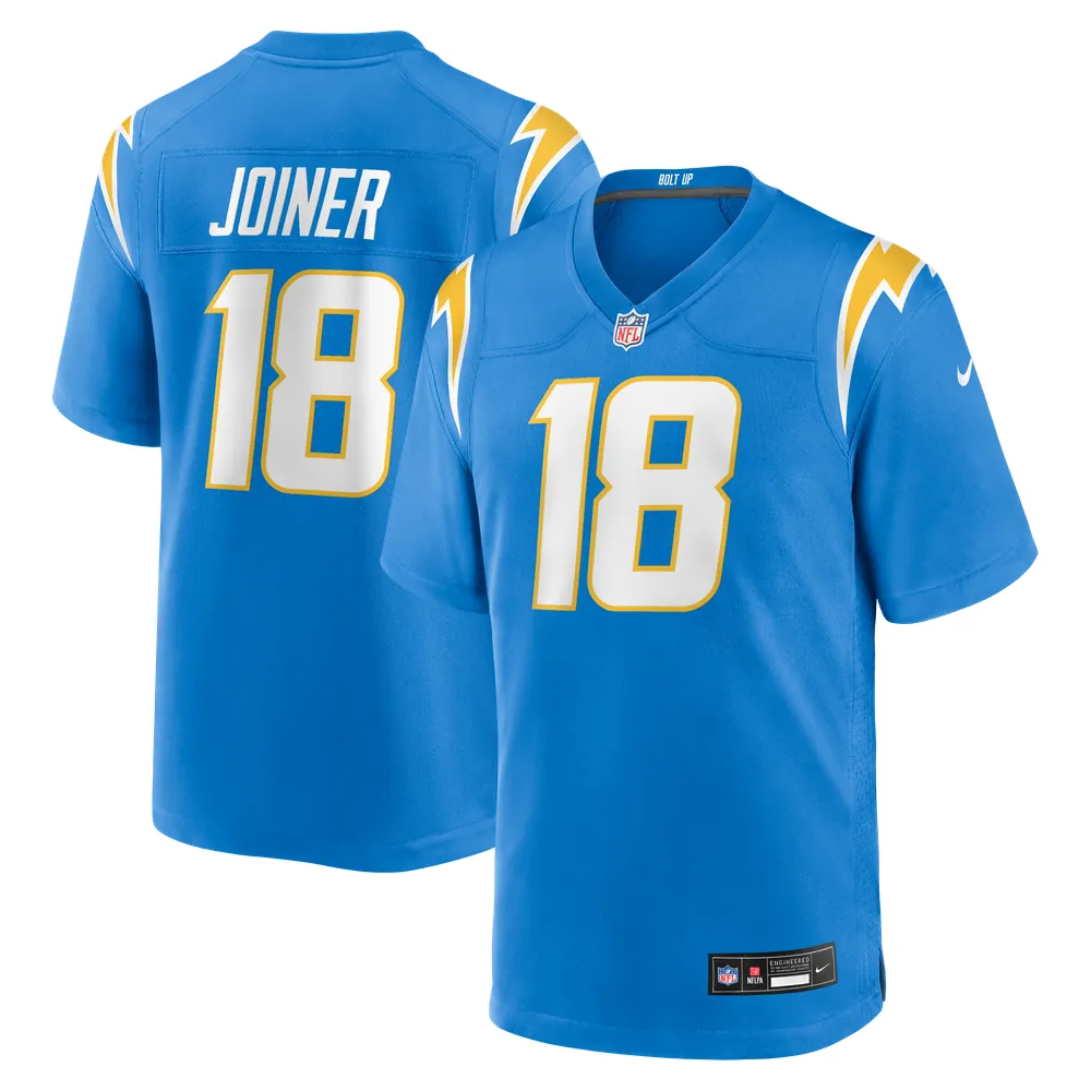 Charlie Joiner Los Angeles Chargers Nike Game Retired Player Jersey - Powder Blue