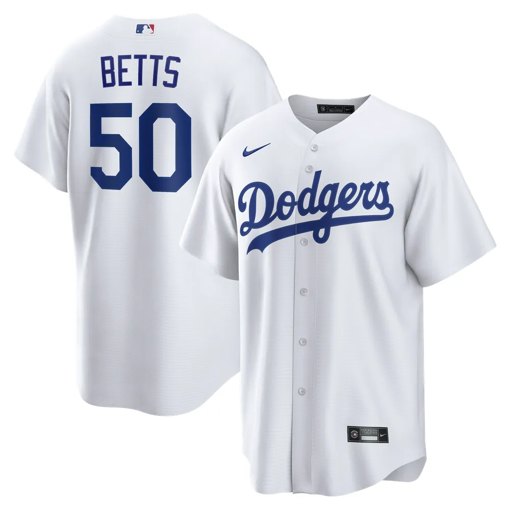 Mookie Betts Los Angeles Dodgers Nike Home Replica Jersey - White