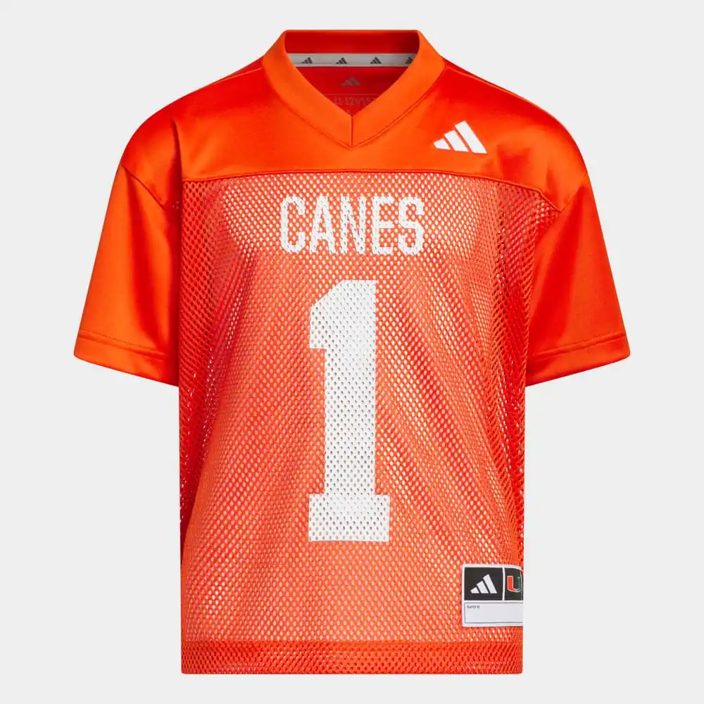 Miami Hurricanes adidas Youth Tailgate Jersey - Orange