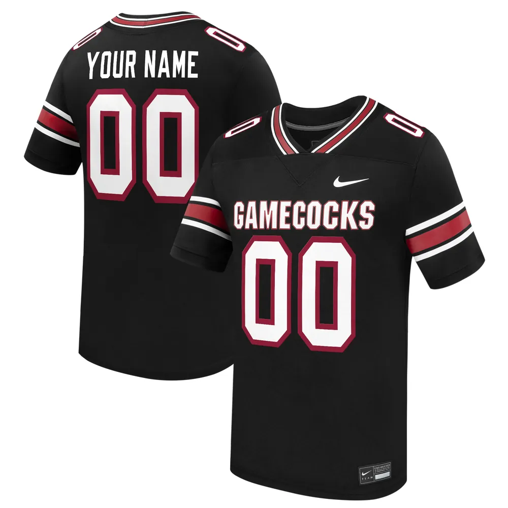 South Carolina Gamecocks Nike  Custom Game Jersey - Black