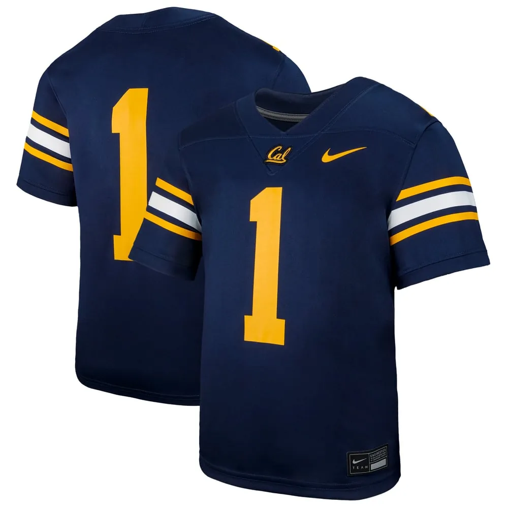 #1 Cal Bears Nike Youth Untouchable Replica Game Jersey - Navy