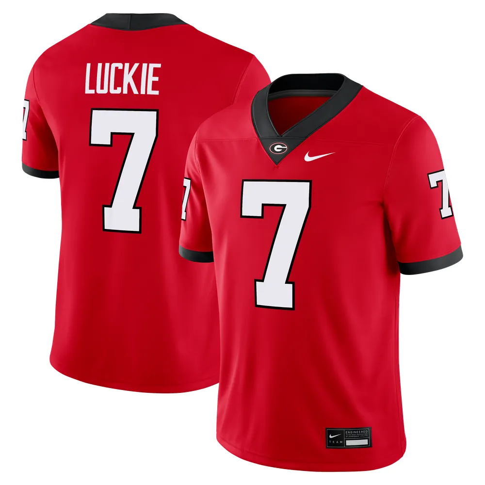 Lawson Luckie Georgia Bulldogs Nike Game Football Jersey - Red