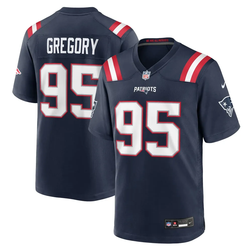 Eric Gregory New England Patriots Nike Team Game Jersey - Navy