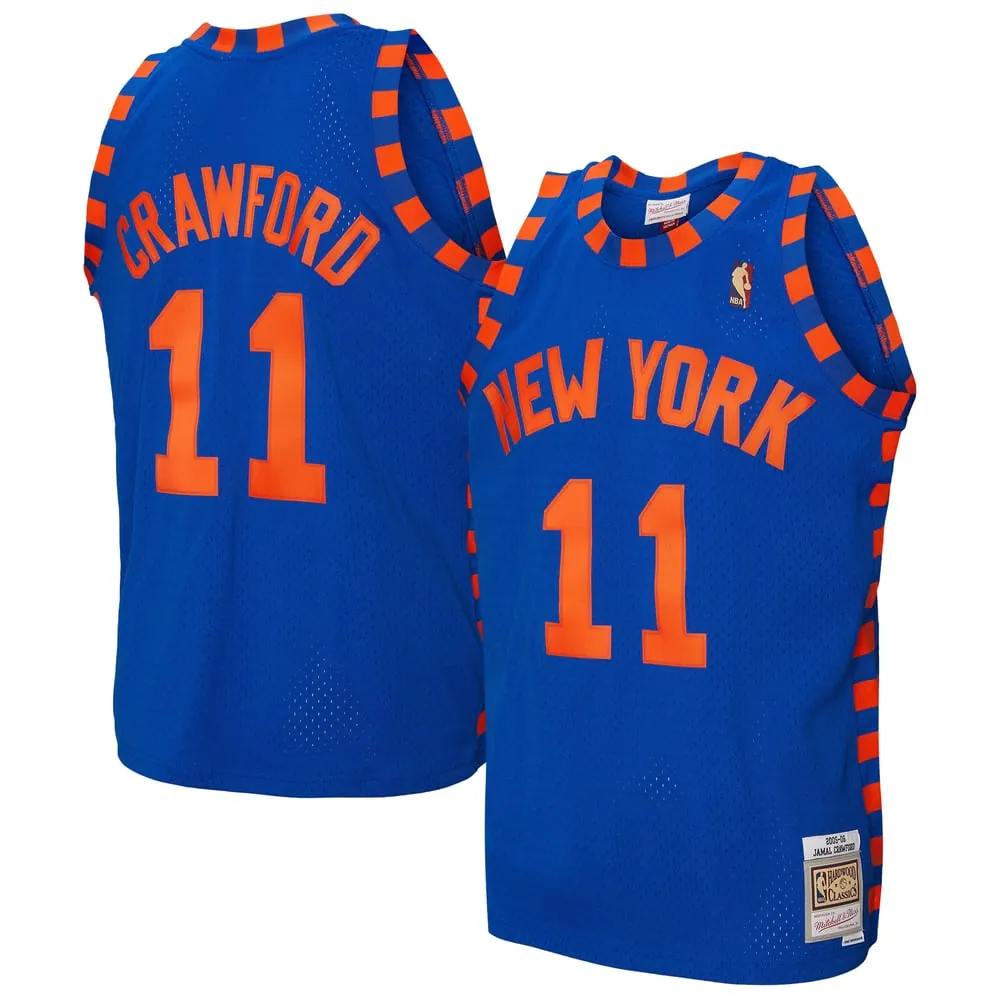 Jamal Crawford New York Knicks Mitchell & Ness 2005/06 Hardwood Classics Swingman Jersey - Blue