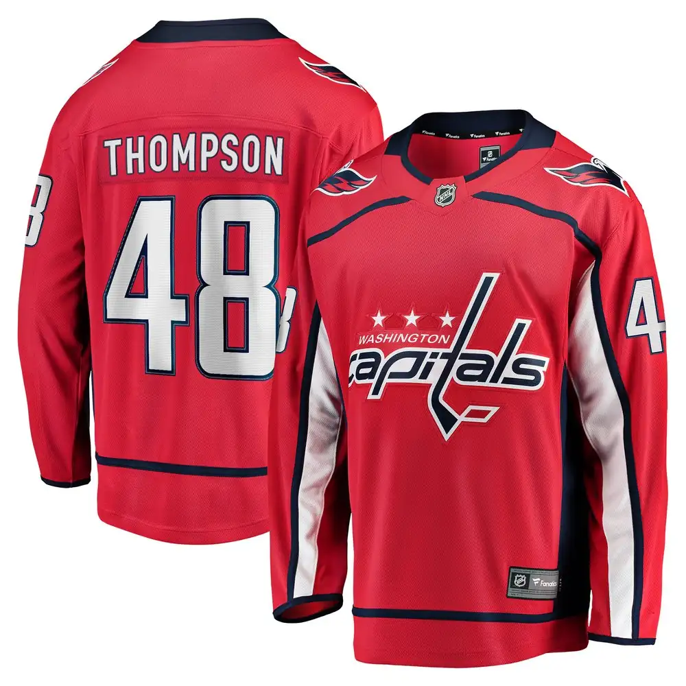 Logan Thompson Washington Capitals Fanatics Home Premier Breakaway Player Jersey - Red