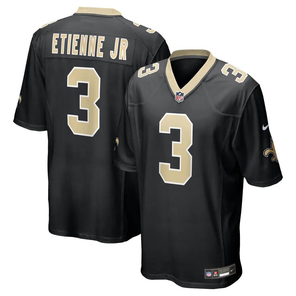 Travis Etienne Jr New Orleans Saints Nike Game Jersey - Black